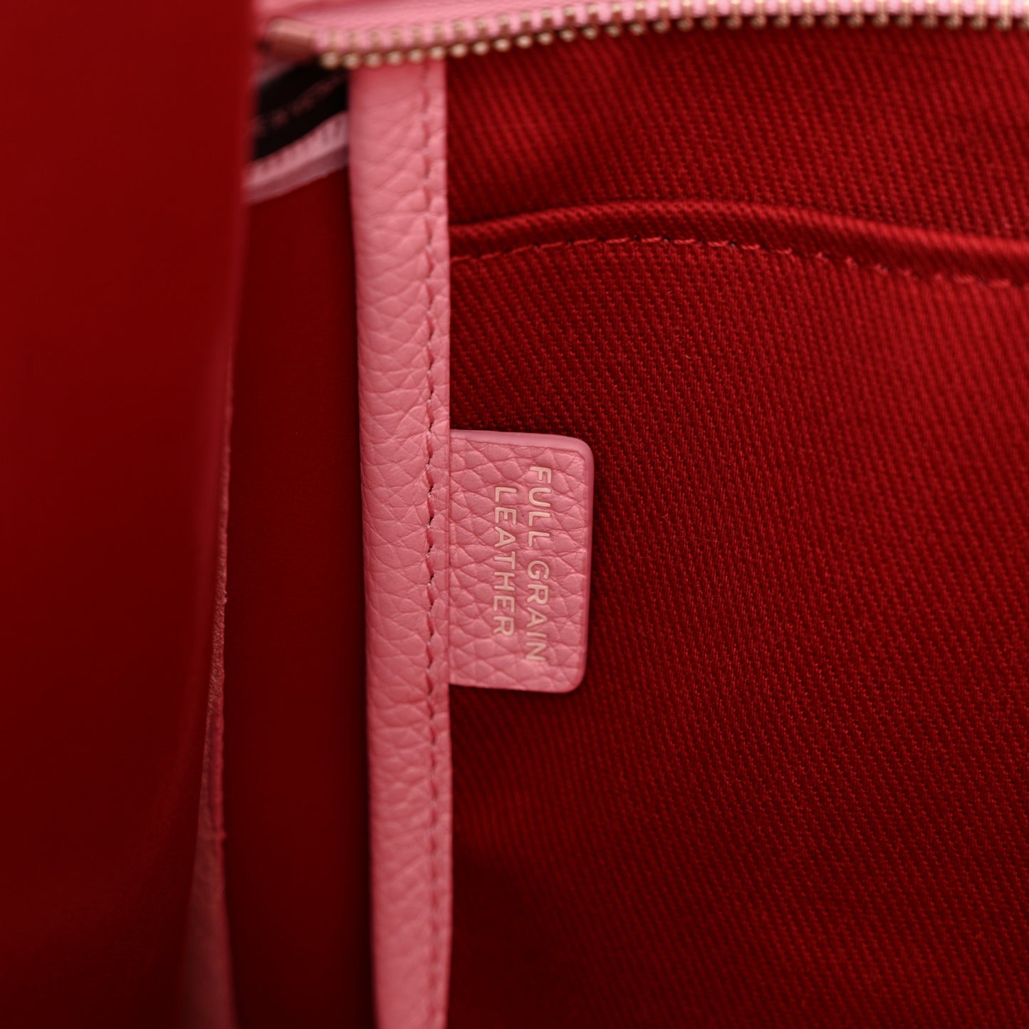 Grained Calfskin Medium The Tote Bag Ribbon Pink