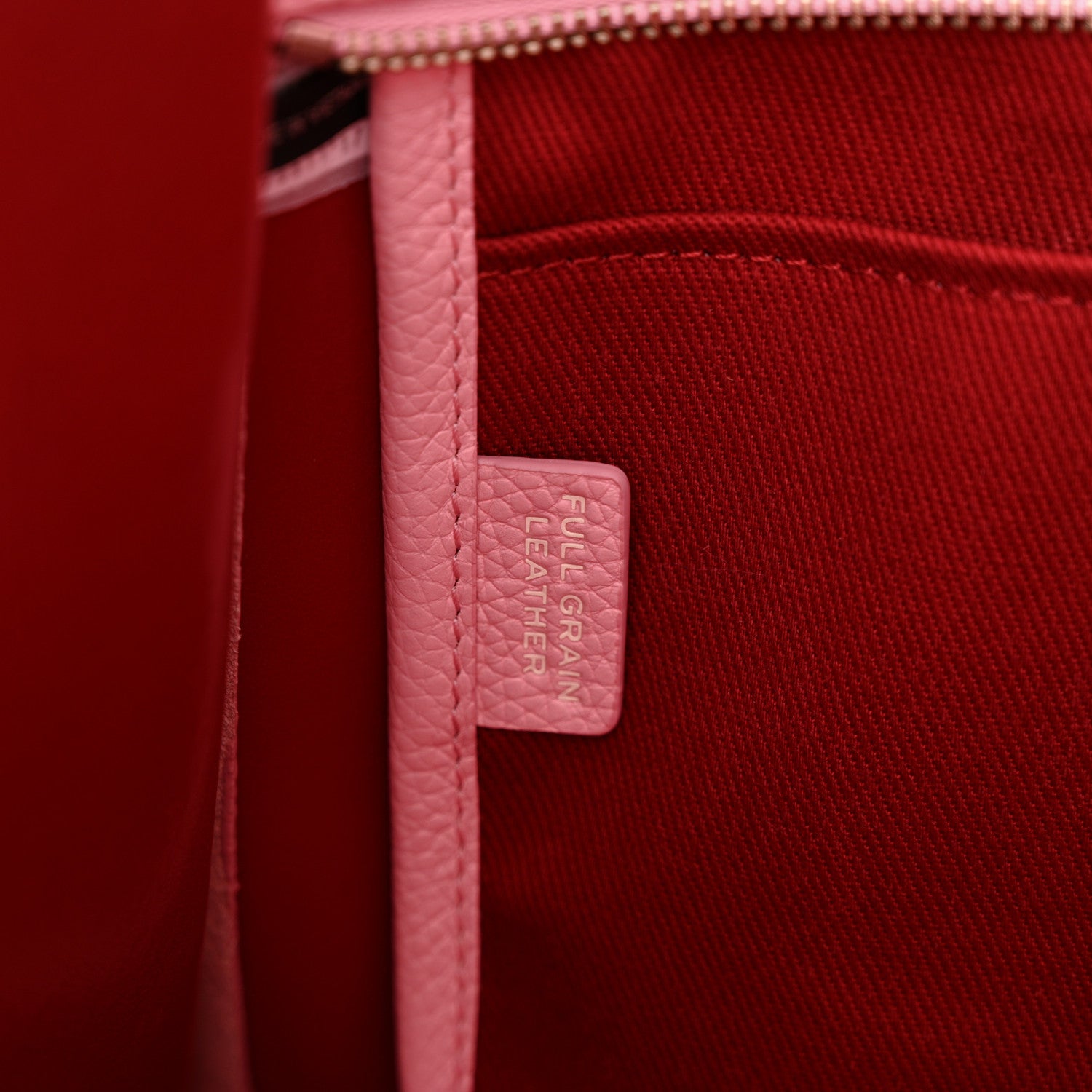 Marc Jacobs Grained Calfskin Medium The Tote Bag Ribbon Pink 7 of 12