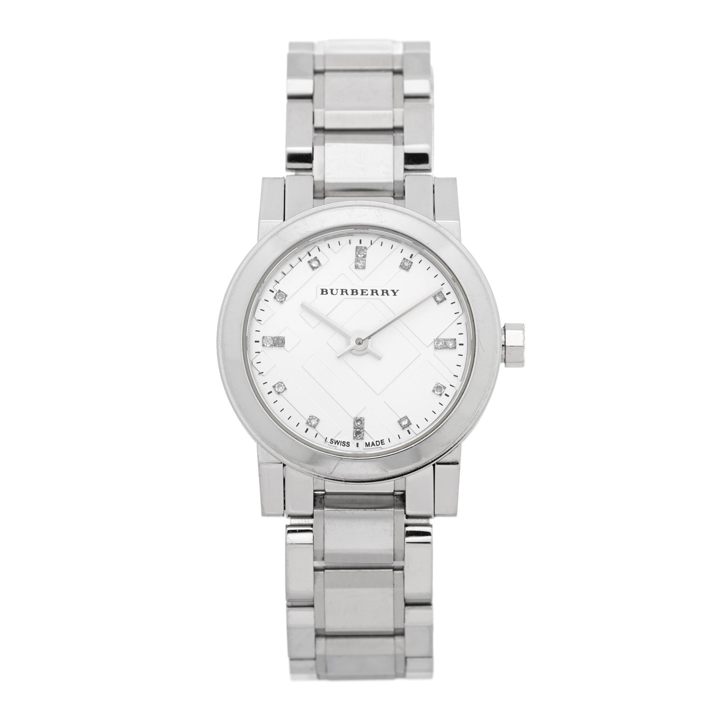 Stainless Steel Diamond 27mm Heritage Quartz Watch BU9213