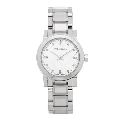 Burberry Stainless Steel Diamond 27mm Heritage Quartz Watch BU9213 1 of 5