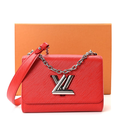 Louis Vuitton Epi Twist Shoulder Bag MM Coquelicot 10 of 10