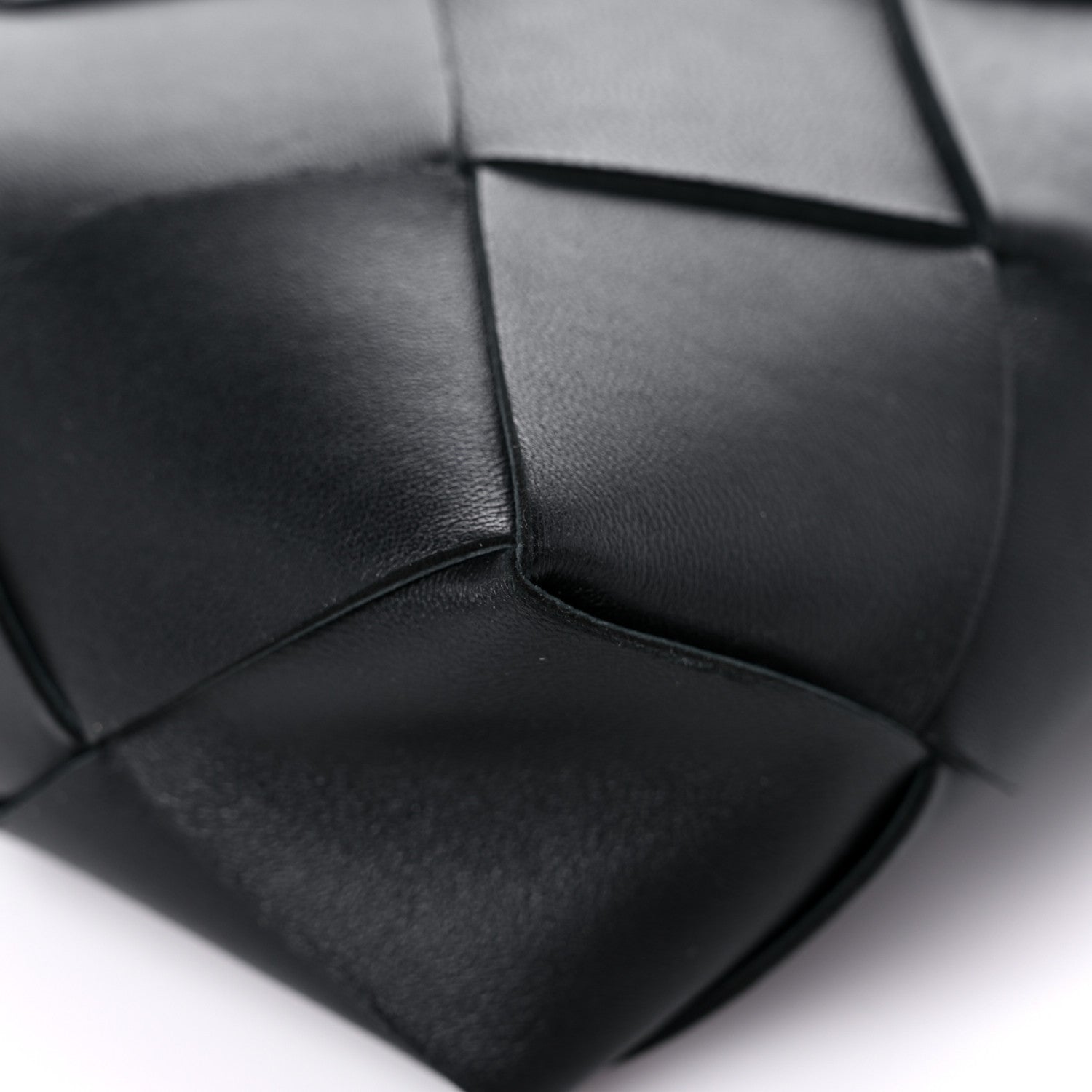 Bottega Veneta Lambskin Maxi Intrecciato Mini Cassette Camera Bag Black 8 of 11