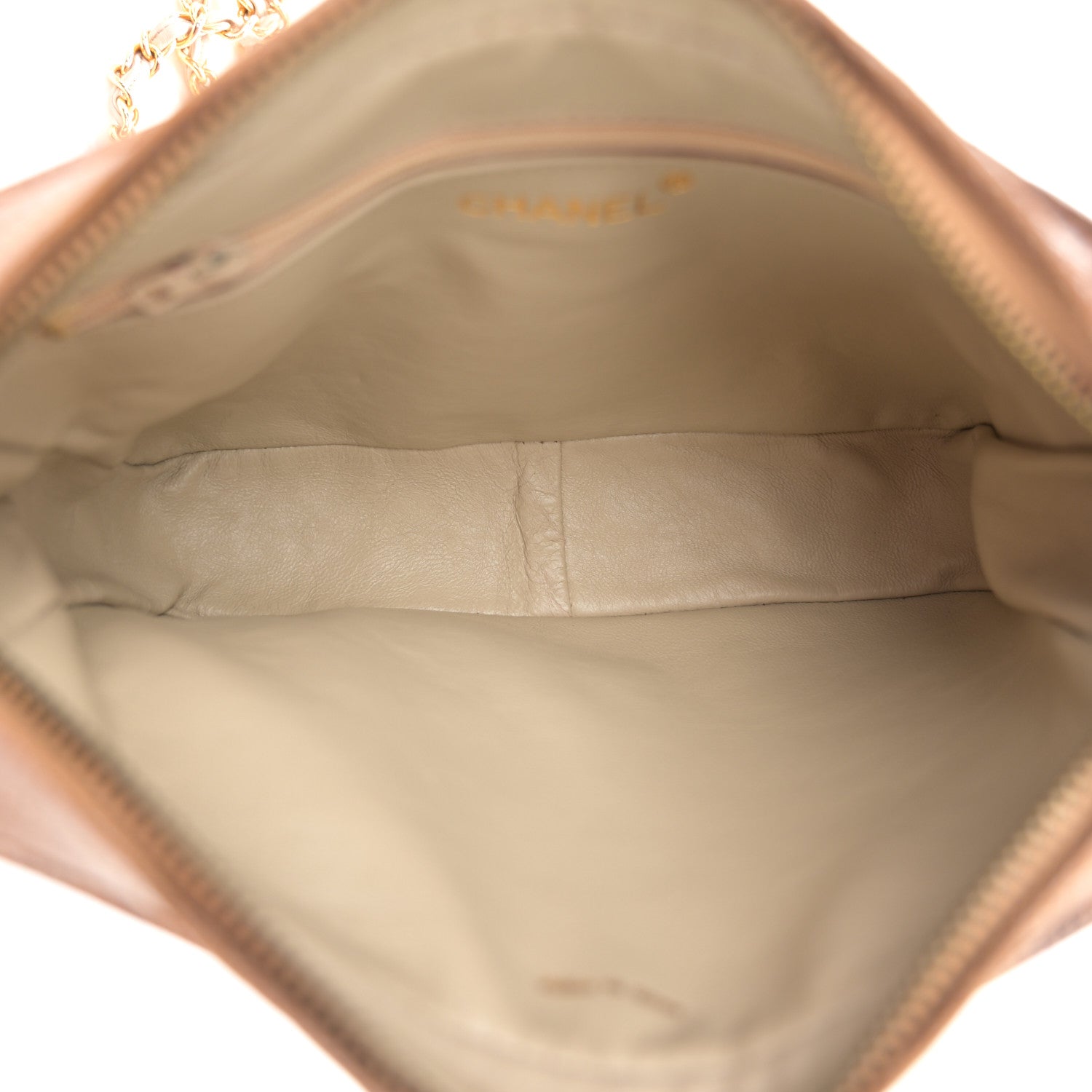 Chanel Lizard Quilted Small Tassel Camera Case Brown 5 of 12