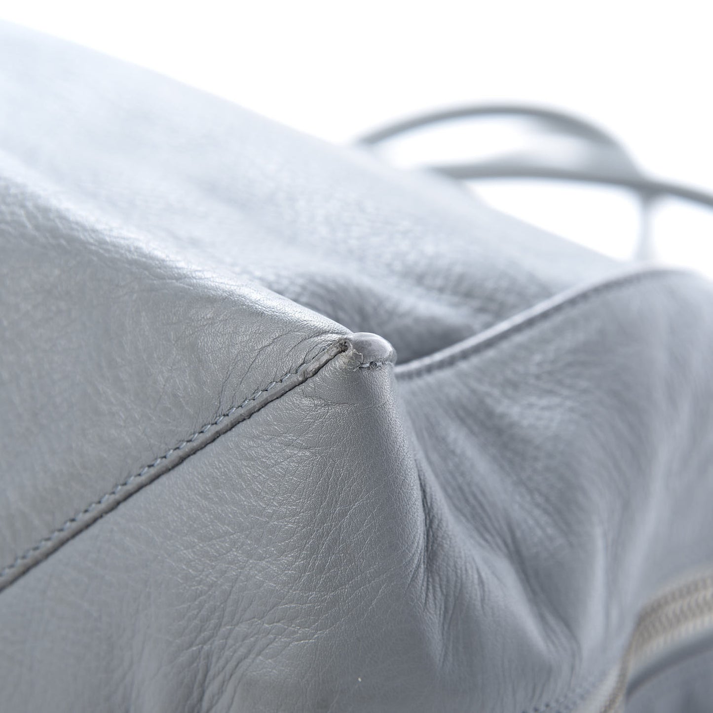 Veau Papier A4 Zip Around Tote Grey