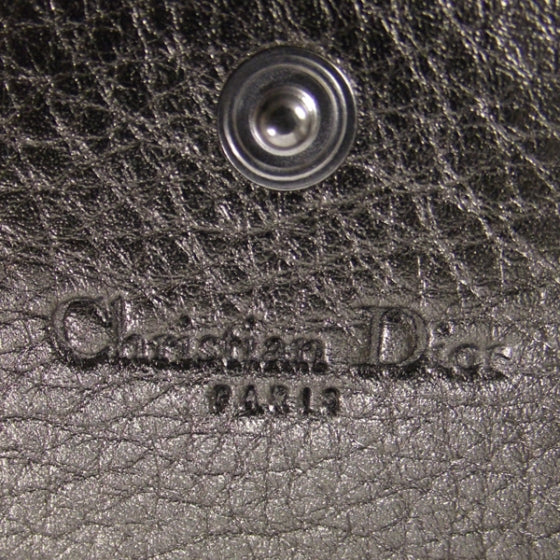 Christian Dior Leather CD Wristlet Silver 7 of 8