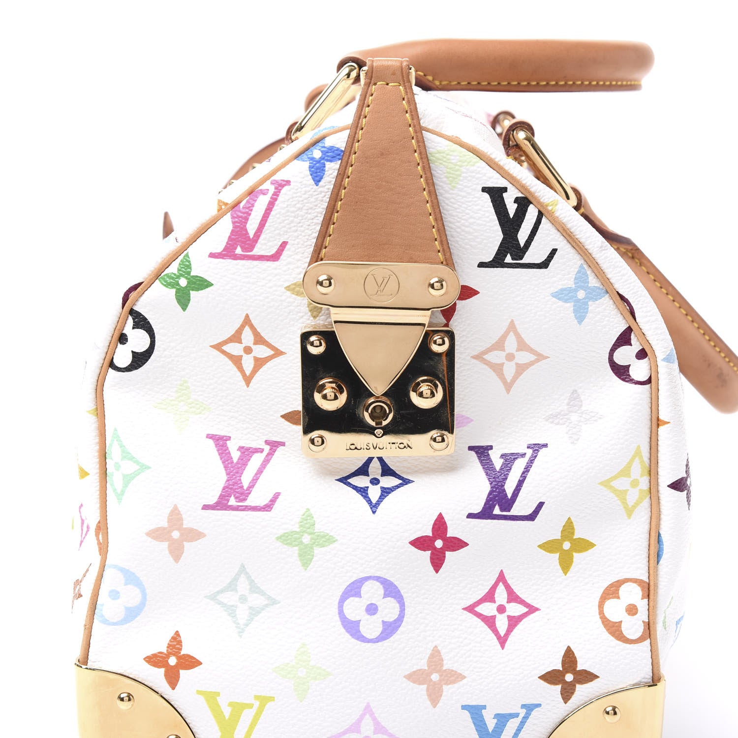 Louis Vuitton Monogram Multicolor Speedy 30 White 5 of 11