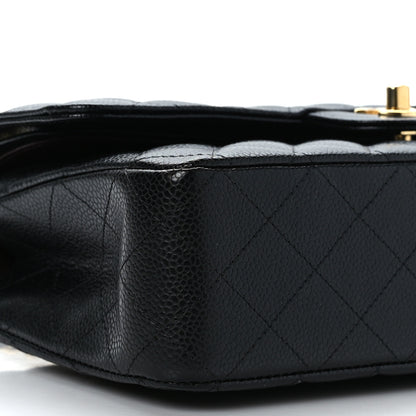 Chanel Caviar Quilted Medium Double Flap Black 8 of 9