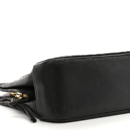 Chanel Lambskin Double Stitch Quilted Tote Black 10 of 19