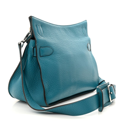 Hermes Taurillon Clemence Jypsiere 31 Bleu Izmir 3 of 21