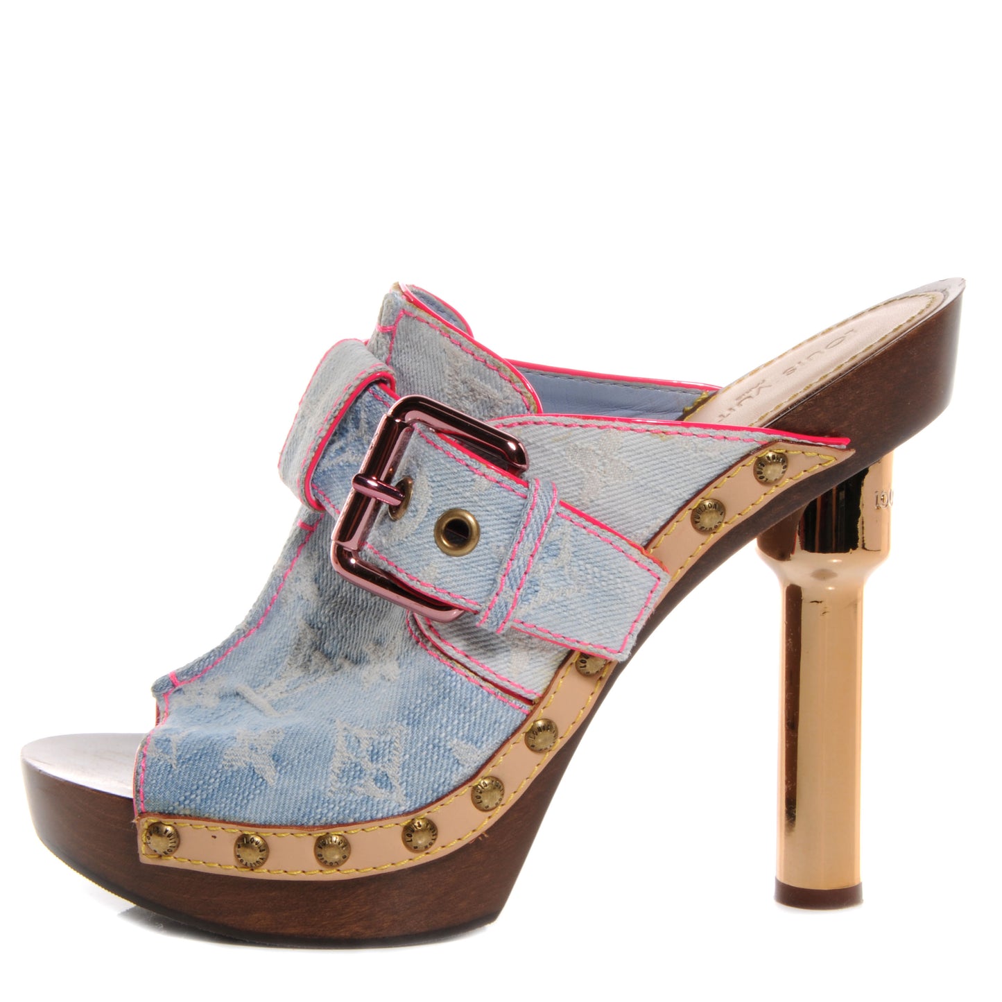 Rosa Denim Mule Clogs 38