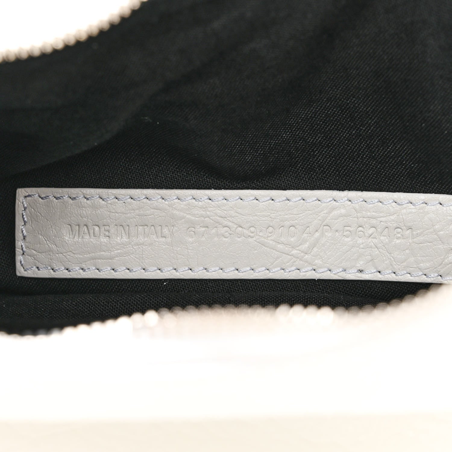 Balenciaga Agneau Arena Crystal Le Cagole Shoulder Bag XS Optic White 8 of 11