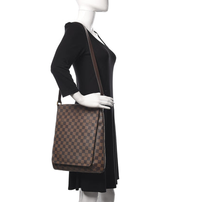 Louis Vuitton Damier Ebene Musette GM 2 of 14
