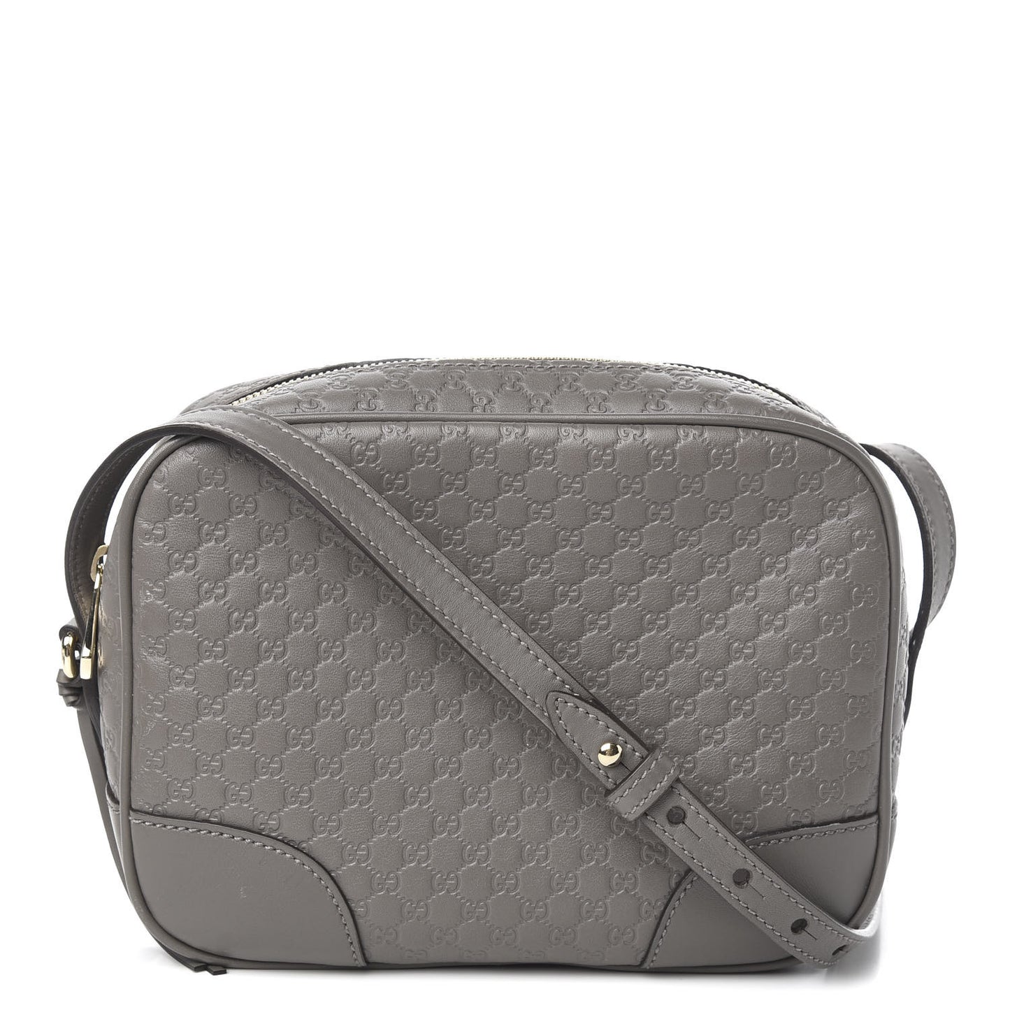 Microguccissima Mini Bree Messenger Bag Grey