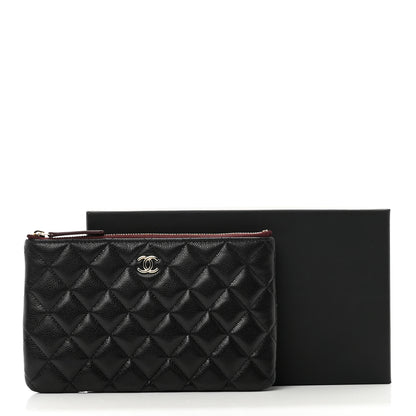 Chanel Caviar Quilted Cosmetic Case Black 8 of 8
