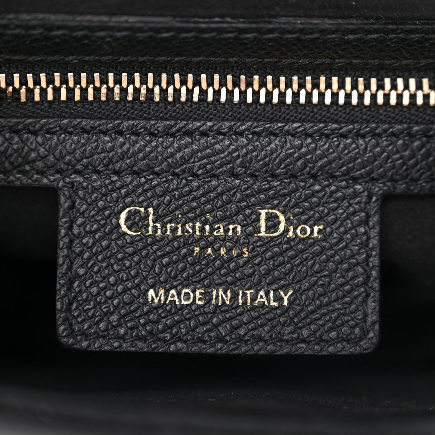 Grained Calfskin Saddle Bag With Strap Black