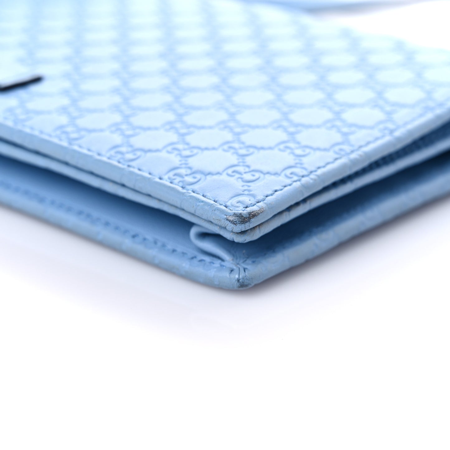 Microguccissima Crossbody Wallet Mineral Blue