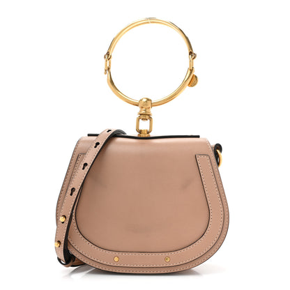 Chloe Calfskin Suede Small Nile Bracelet Bag Biscotti Beige 1 of 12