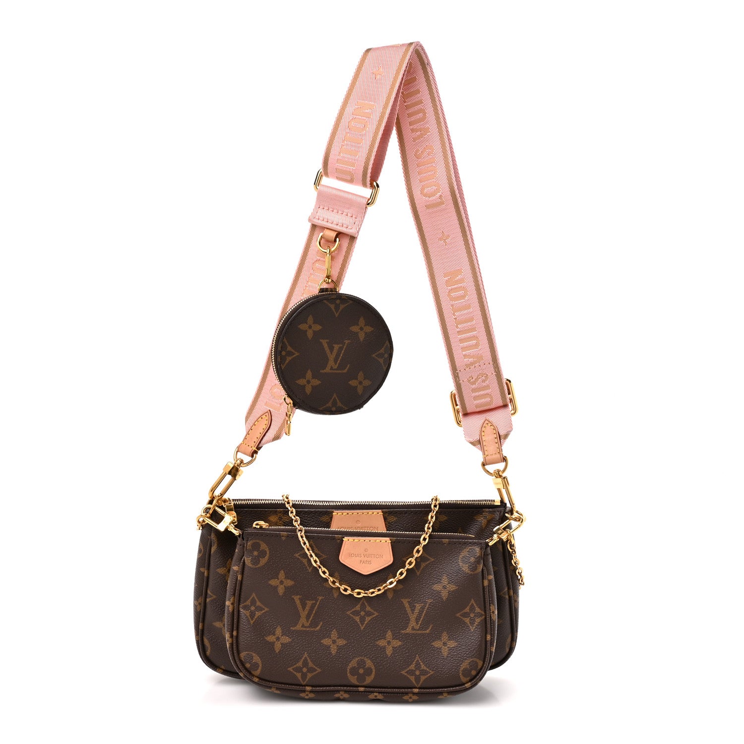 Louis Vuitton Monogram Multi Pochette Accessories Rose Clair 1 of 11