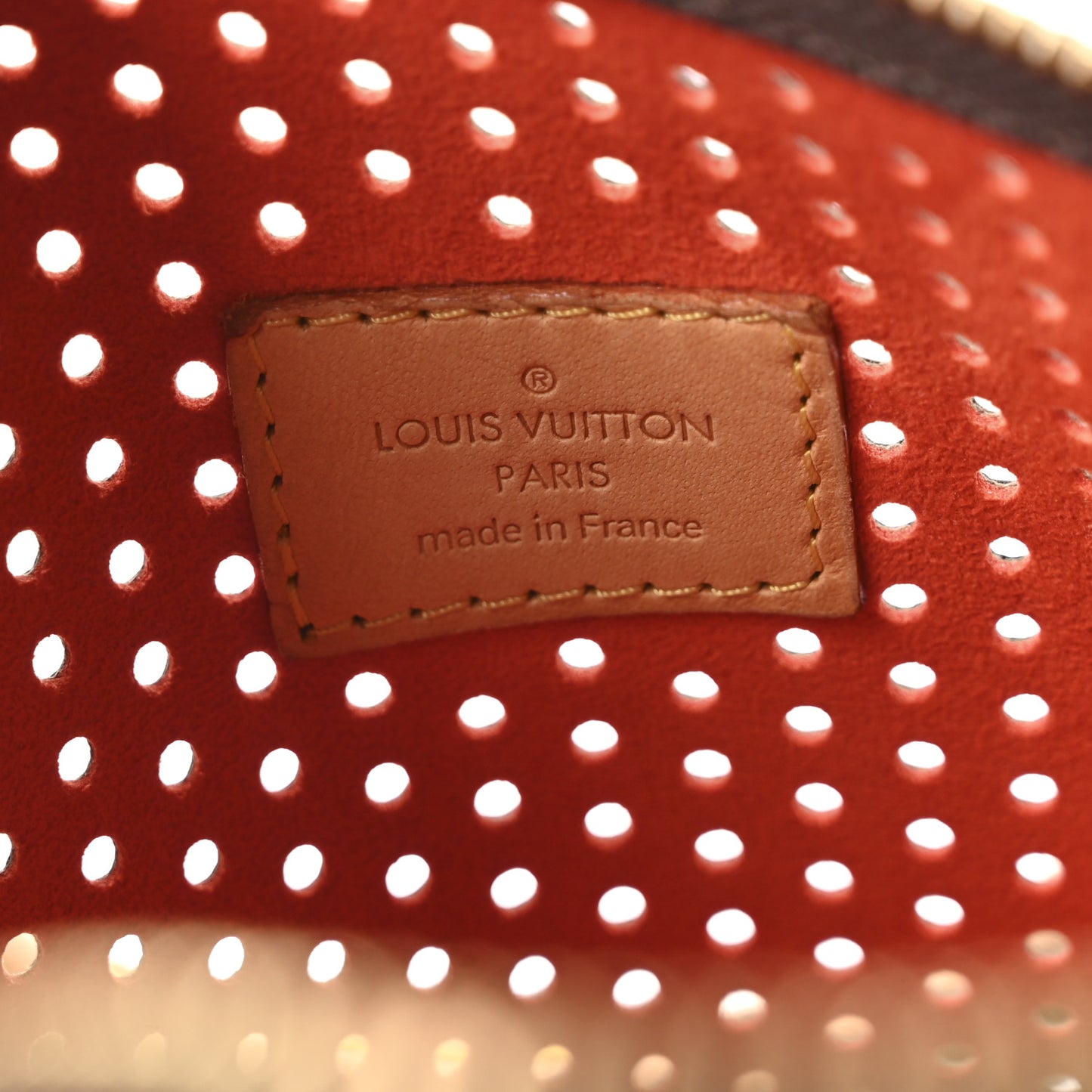 Monogram Perforated Speedy 30 Orange
