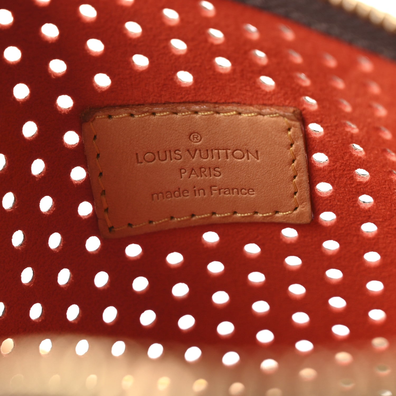 Louis Vuitton Monogram Perforated Speedy 30 Orange 6 of 9