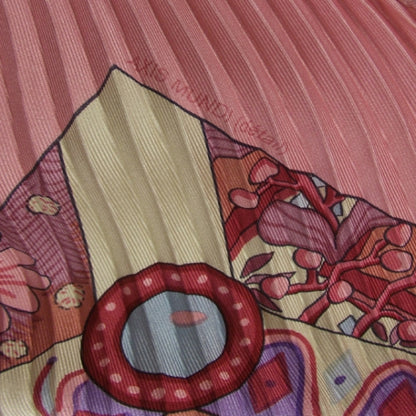 Hermes Silk Plisse Axis Mundi Tree Scarf 4 of 7