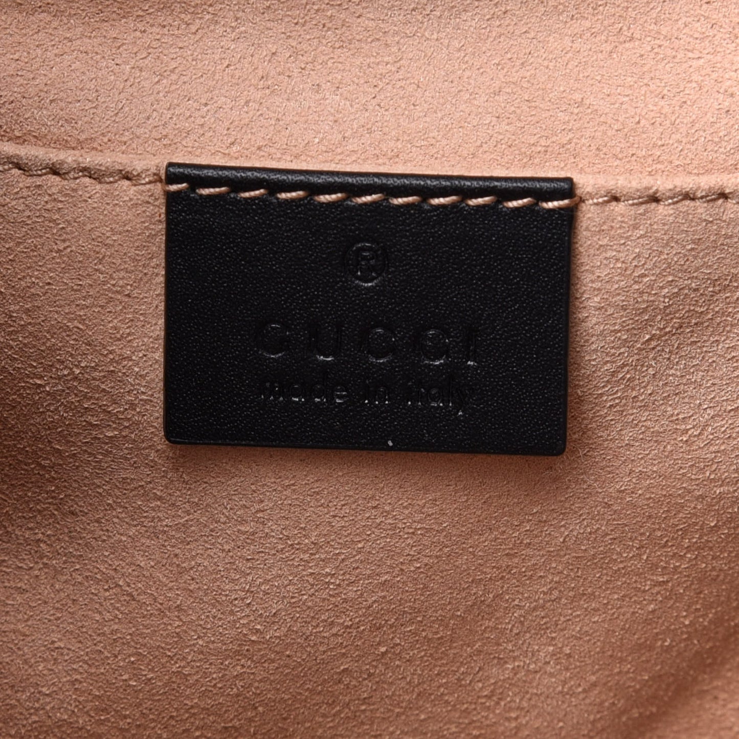 Suede Patent Web Small Ophidia Bucket Bag Black