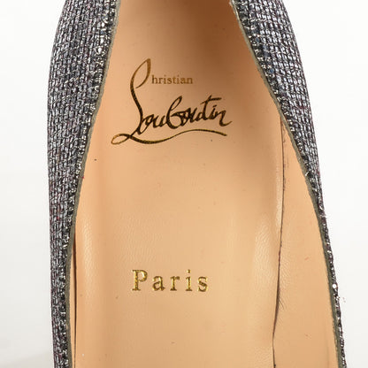 Christian Louboutin Lady Glitter Filo 120 Pumps 41 Silver 7 of 7