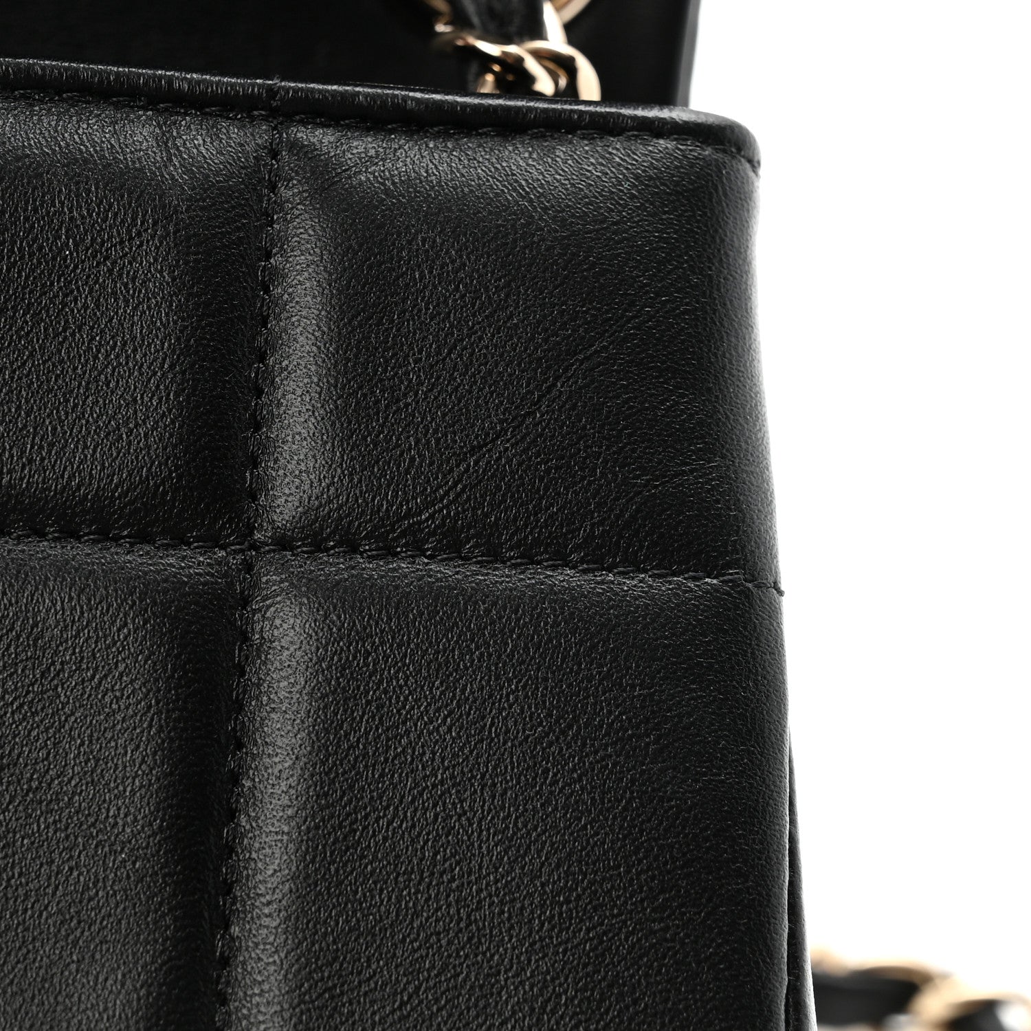 Chanel Lambskin Resin Crystal Square Quilted Mini Monacoco Flap Black 11 of 12