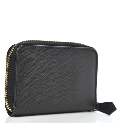 Givenchy Textured Coated Canvas Rottweiler Print Zip Wallet Black 3 of 9