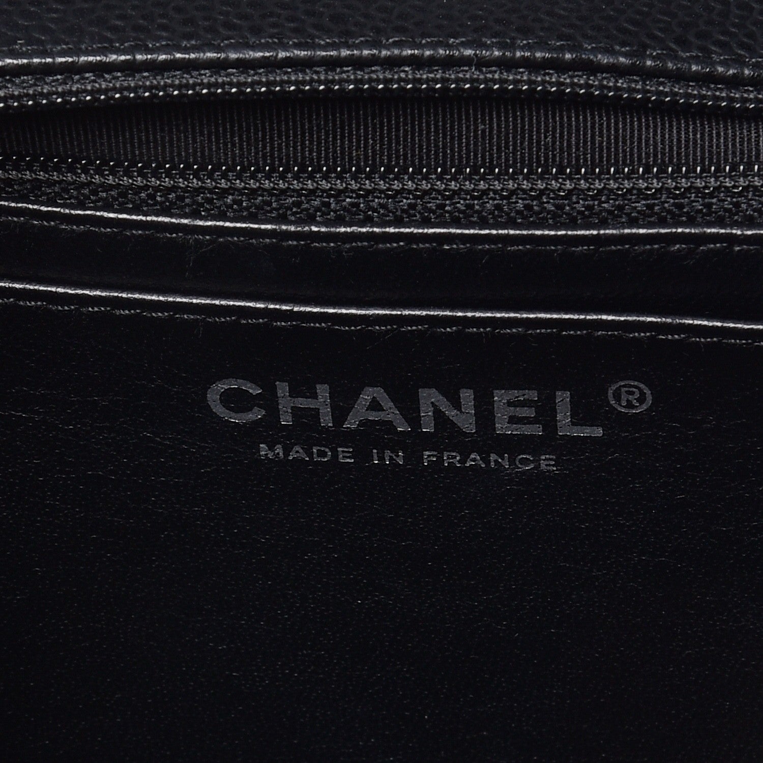 Chanel Caviar Quilted Jumbo Single Flap Black 7 of 9
