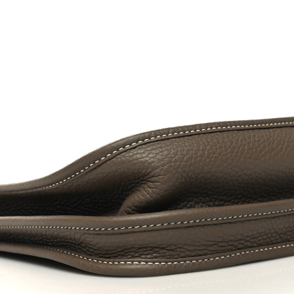 Hermes Taurillon Clemence Evelyne III PM Etoupe 9 of 10