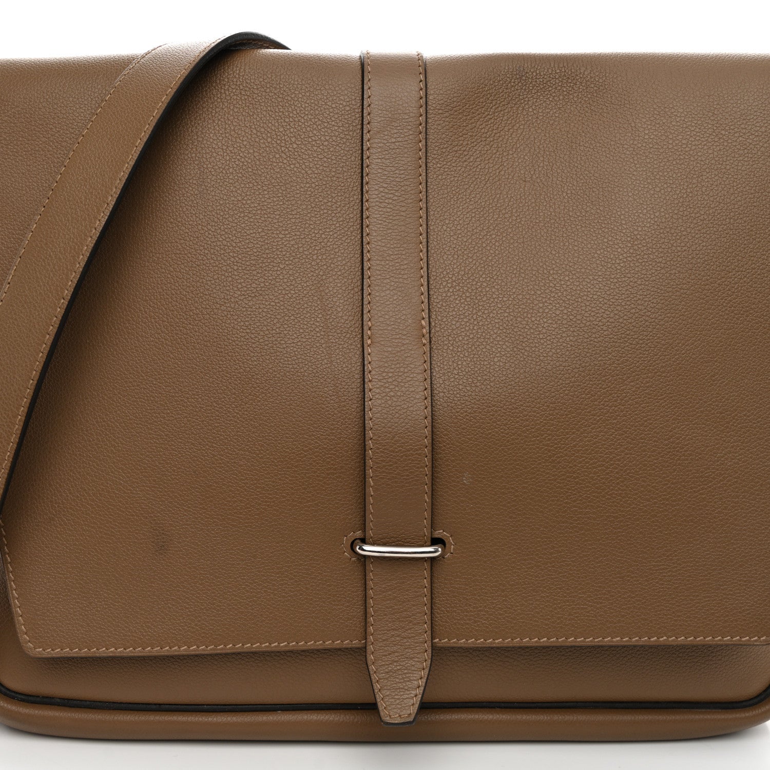 Hermes Togo Steve Light Messenger Beige De Weimar 7 of 12