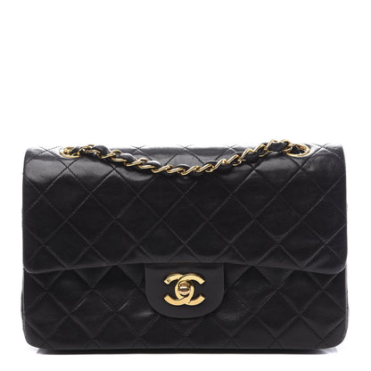 Chanel Lambskin Quilted Small Double Flap Black 1 of 11