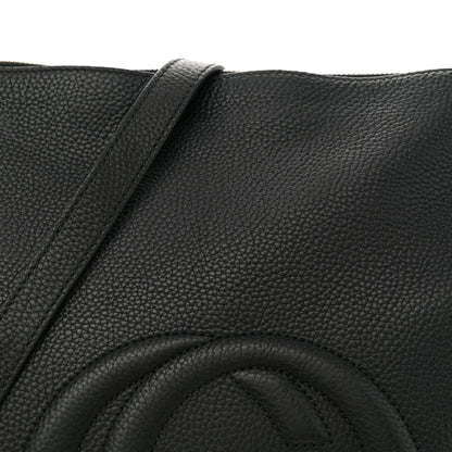 Gucci Pebbled Calfskin Large Soho Hobo Black 8 of 11