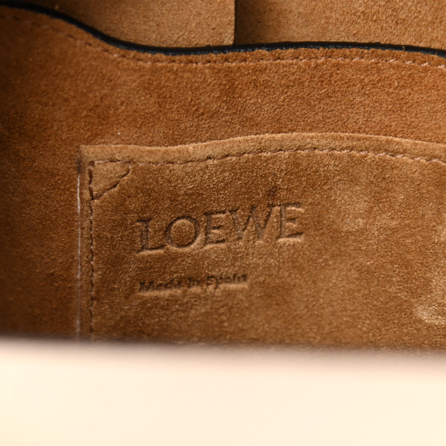Loewe Grained Calfskin Small Gate Crossbody Bag Light Oat 6 of 12