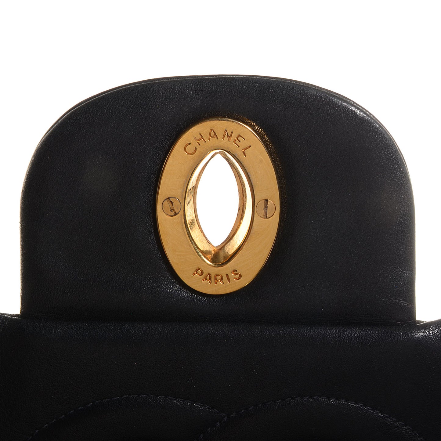 Lambskin XL Jumbo Flap Black