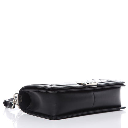 Chanel Calfskin Chevron New Medium Boy Flap Black 4 of 11