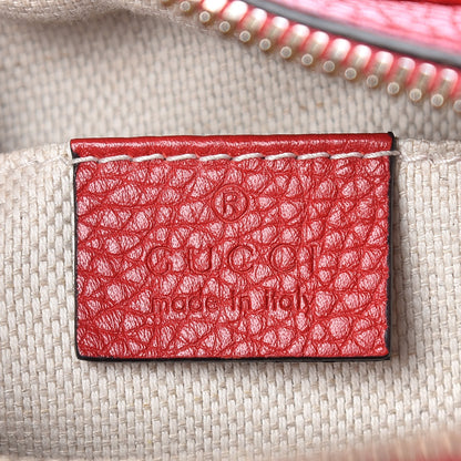 Gucci Pebbled Calfskin Small Soho Disco Bag Tabasco Red 6 of 13