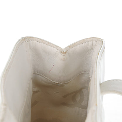 Chanel Patent CC Tote White 21 of 21