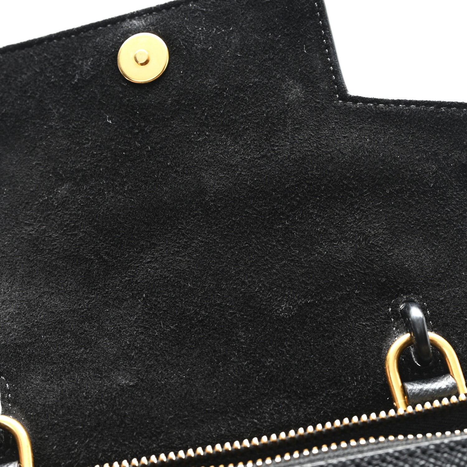 Celine Grained Calfskin Nano Belt Bag Black 10 of 10