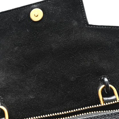Celine Grained Calfskin Nano Belt Bag Black 10 of 10