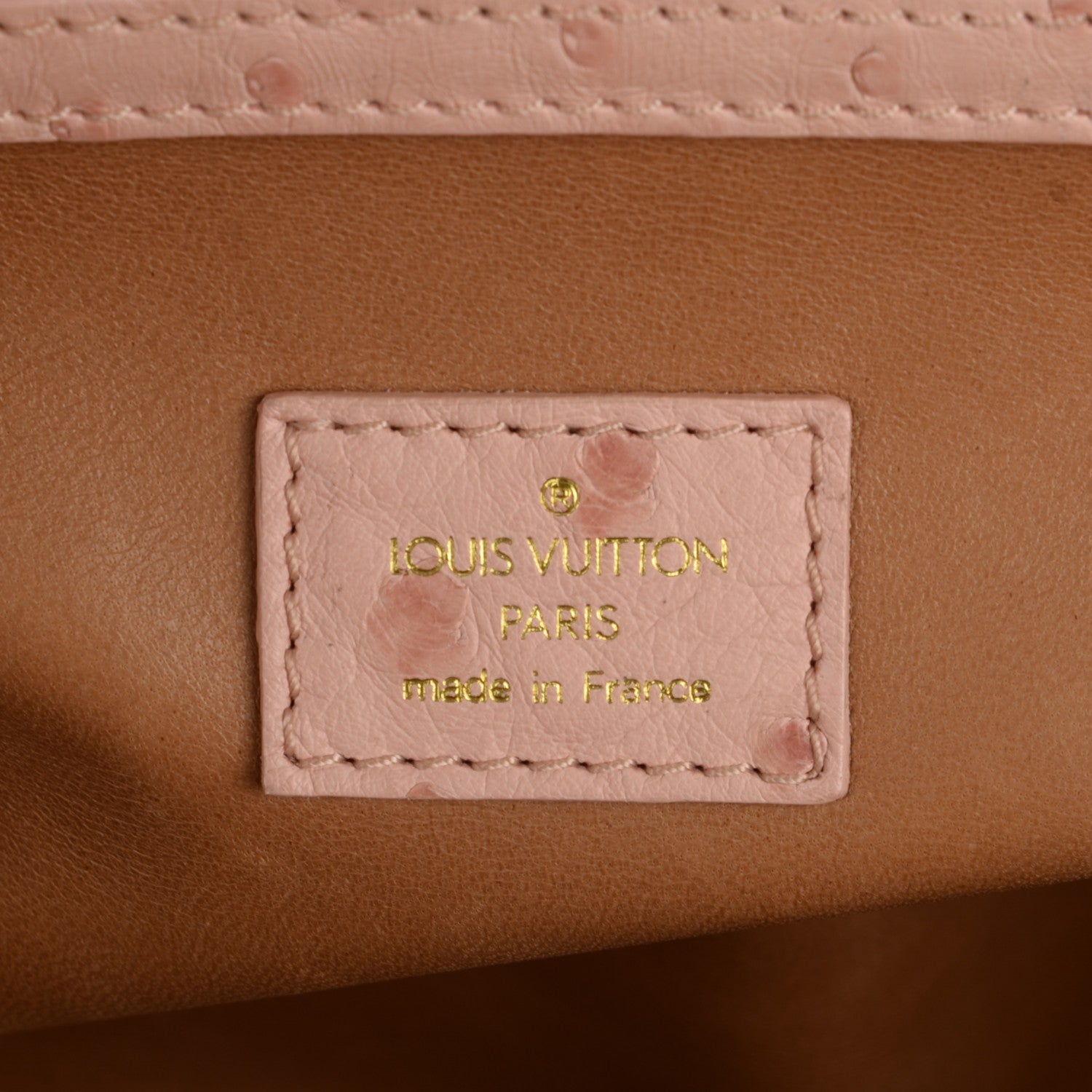 Louis Vuitton Ostrich Frame Speedy Pink 6 of 7