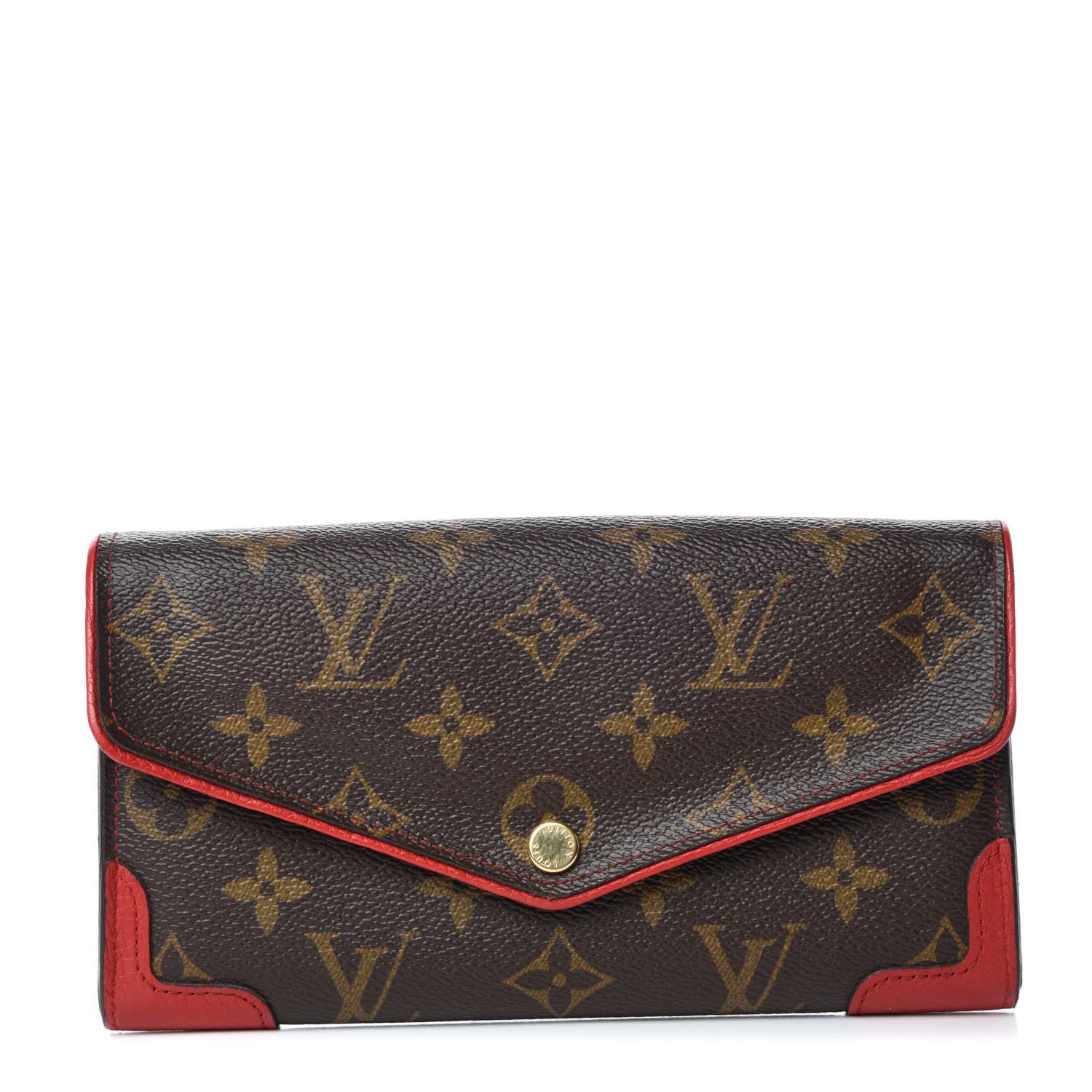 Louis Vuitton Monogram Sarah Retiro Wallet Cherry 1 of 9