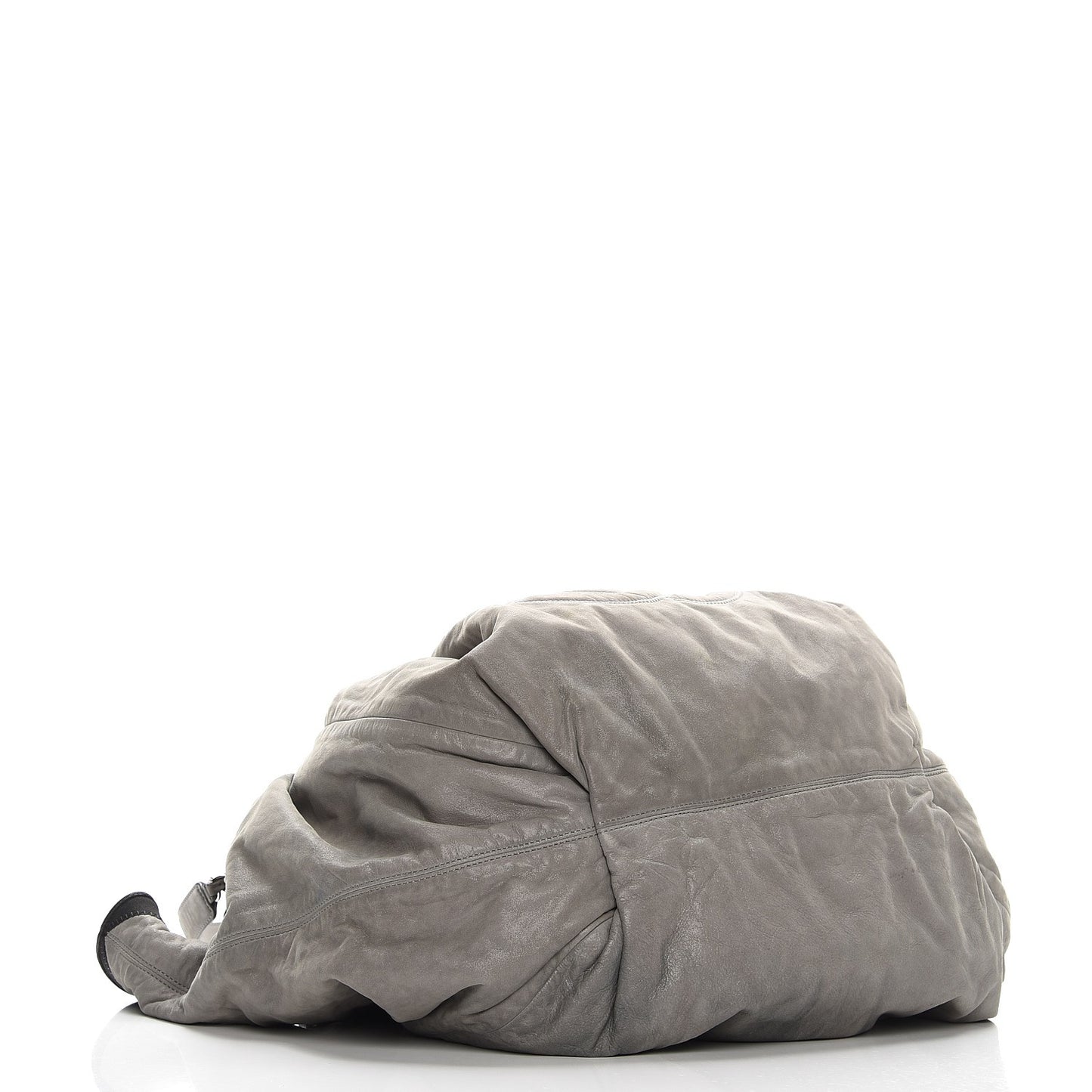 Iridescent Calfskin Large Stretch Spirit Cabas Grey