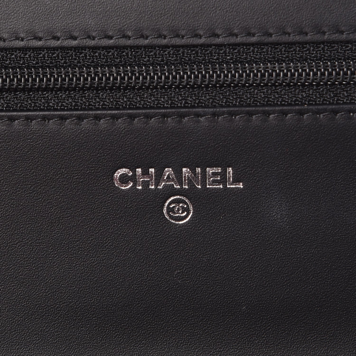 Chanel Patent Caviar Timeless CC Wallet on Chain WOC Black 6 of 8