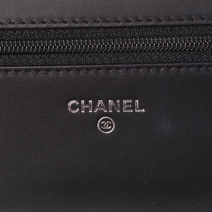 Chanel Patent Caviar Timeless CC Wallet on Chain WOC Black 6 of 8