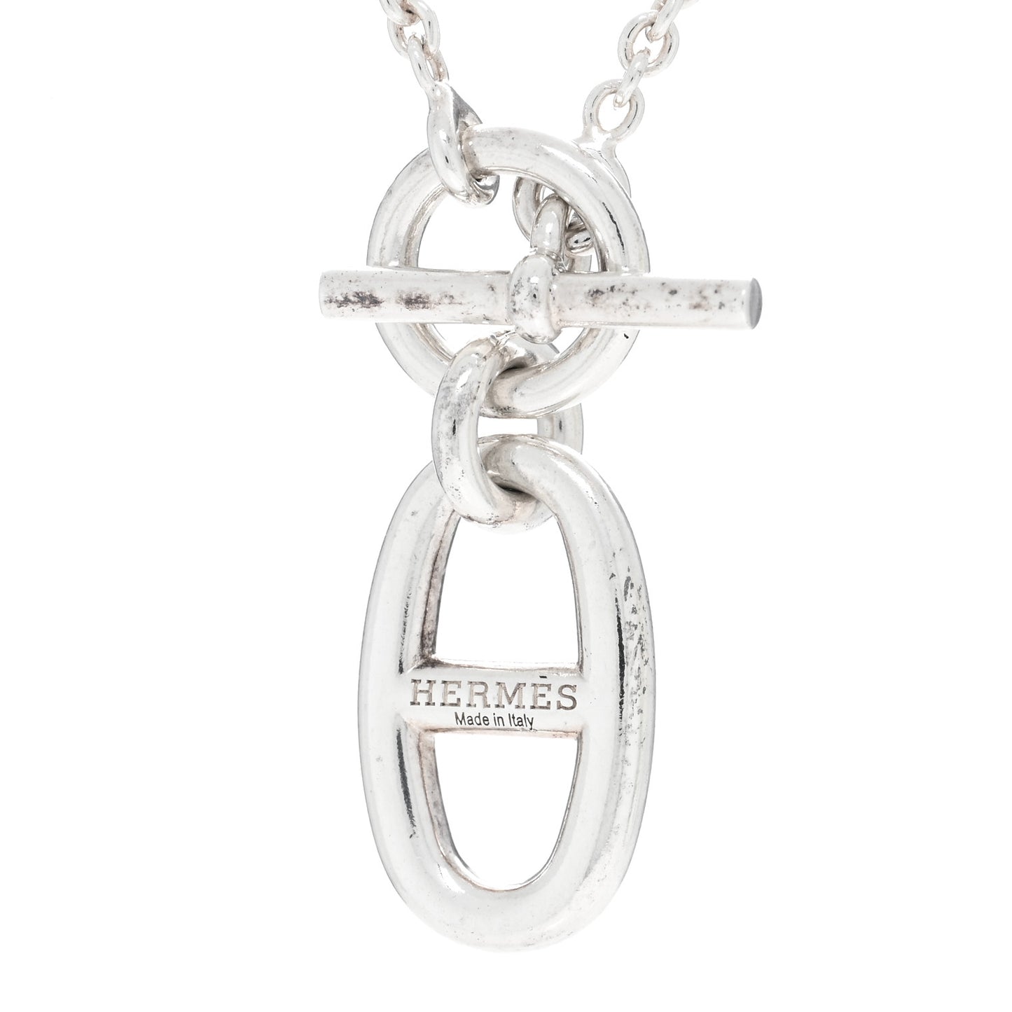 Sterling Silver Amulette Chaine d'Ancre Necklace