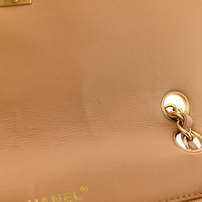 Chanel Calfskin Quilted Medium Wild Stitch Flap Beige 15 of 16