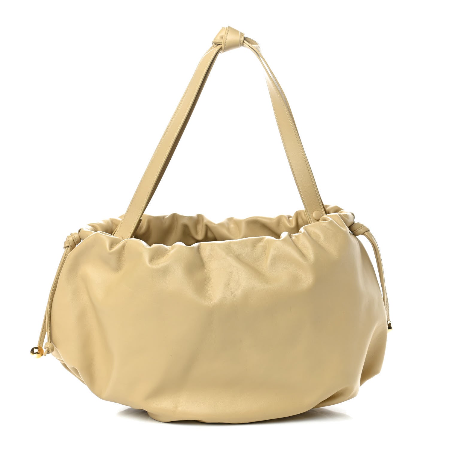 Bottega Veneta Nappa The Bulb Shoulder Clutch Tapioca 1 of 9