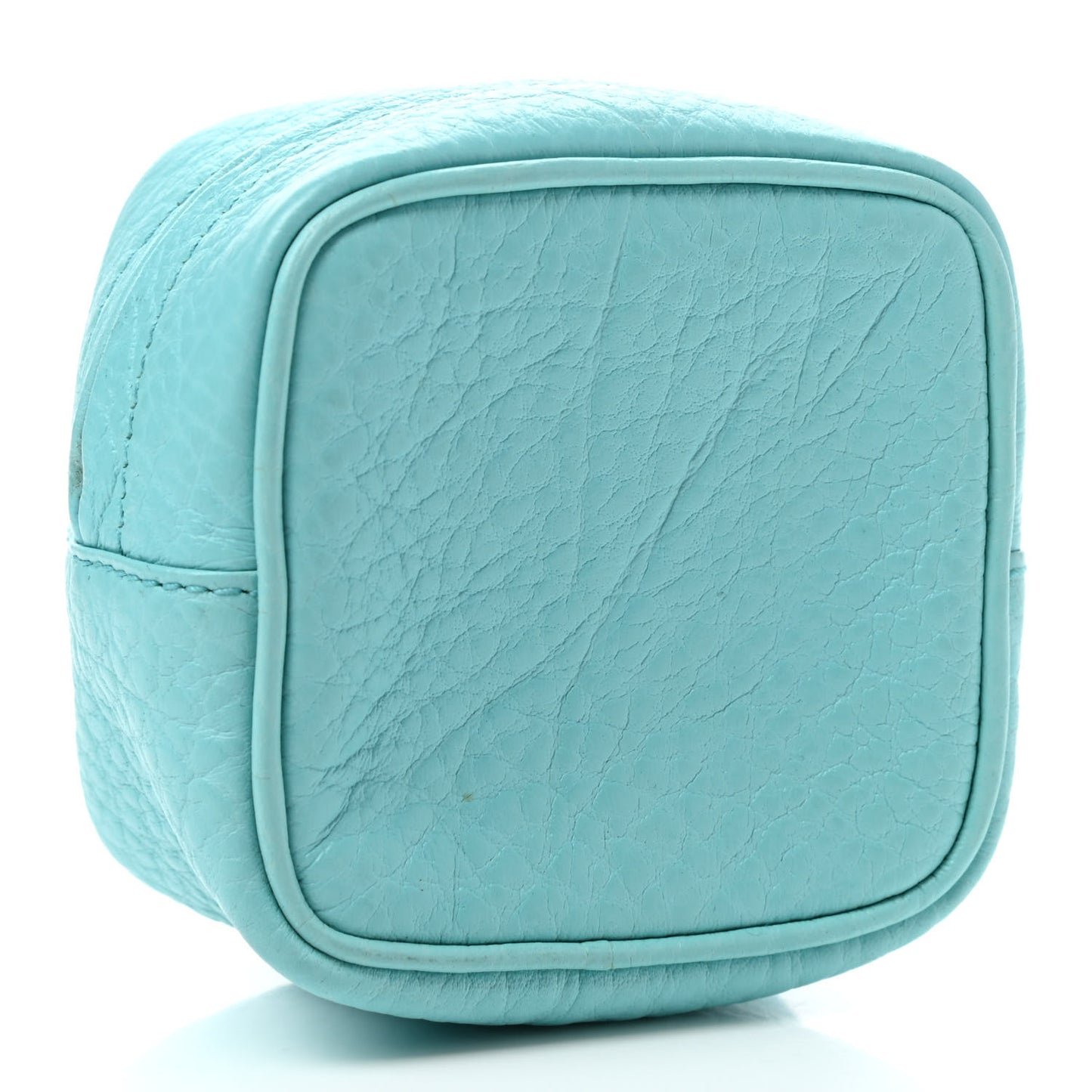 Calfskin CC Coin Purse Turquoise